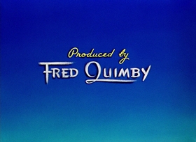 Screenshots from the 1947 MGM cartoon A Mouse in the House