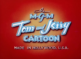 Screenshots from the 1947 MGM cartoon The Invisible Mouse