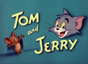 Screenshots from the 1947 MGM cartoon The Invisible Mouse
