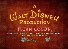 Screenshots from the 1947 Disney cartoon Clown of the Jungle