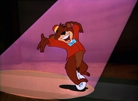 Screenshots from the 1947 Disney cartoon Bongo