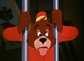 Screenshots from the 1947 Disney cartoon Bongo