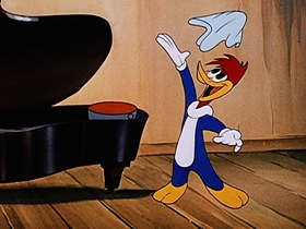Screenshots from the 1947 Walter Lantz cartoon Musical Moments from Chopin