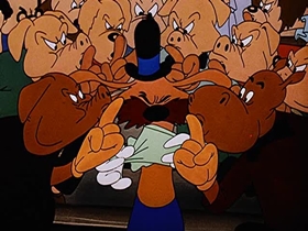 Screenshots from the 1947 Walter Lantz cartoon Musical Moments from Chopin