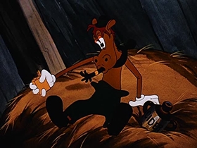 Screenshots from the 1947 Walter Lantz cartoon Musical Moments from Chopin