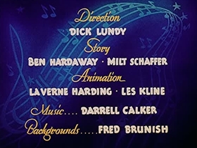 Screenshots from the 1947 Walter Lantz cartoon Musical Moments from Chopin