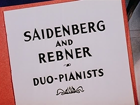 Screenshots from the 1947 Walter Lantz cartoon Musical Moments from Chopin