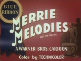 Screenshots from the 1947 Warner Bros. cartoon Along Came Daffy