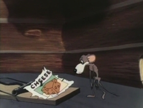 Screenshots from the 1947 Warner Bros. cartoon Along Came Daffy