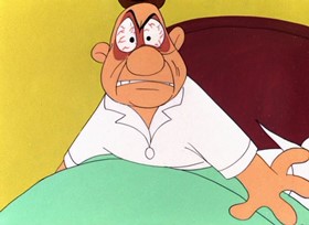 Screenshots from the 1947 Warner Bros. cartoon A Pest in the House