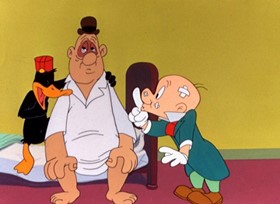 Screenshots from the 1947 Warner Bros. cartoon A Pest in the House