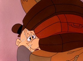 Screenshots from the 1947 Warner Bros. cartoon A Pest in the House