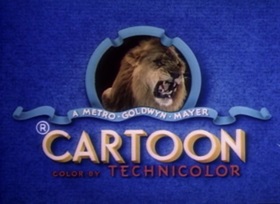 Screenshots from the 1948 MGM cartoon The Truce Hurts