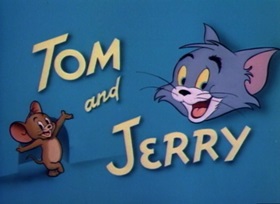 Screenshots from the 1948 MGM cartoon The Truce Hurts