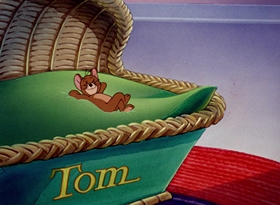 Screenshots from the 1948 MGM cartoon Old Rockin