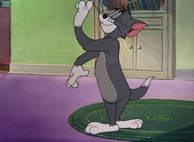 Screenshots from the 1948 MGM cartoon Old Rockin