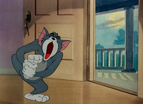 Screenshots from the 1948 MGM cartoon Old Rockin