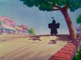 Screenshots from the 1948 MGM cartoon Mouse Cleaning