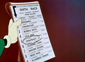 Screenshots from the 1948 Disney cartoon They