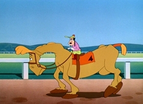 Screenshots from the 1948 Disney cartoon They