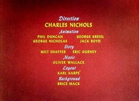 Screenshots from the 1948 Disney cartoon Pluto