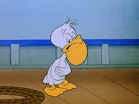 Screenshots from the 1948 Walter Lantz cartoon Playful Pelican