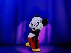 Screenshots from the 1948 Walter Lantz cartoon Playful Pelican