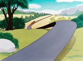 Screenshots from the 1948 Warner Bros. cartoon What Makes Daffy Duck