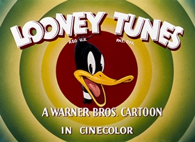 Screenshots from the 1948 Warner Bros. cartoon What Makes Daffy Duck