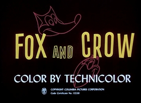 Screenshots from the 1948 UPA cartoon Robin Hoodlum