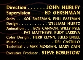 Screenshots from the 1948 UPA cartoon Robin Hoodlum