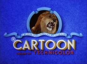 Screenshots from the 1949 MGM cartoon Polka Dot Puss