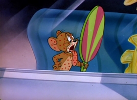 Screenshots from the 1949 MGM cartoon Polka Dot Puss