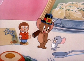 Screenshots from the 1949 MGM cartoon The Little Orphan