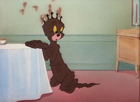 Screenshots from the 1949 MGM cartoon The Little Orphan