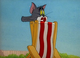 Screenshots from the 1949 MGM cartoon Hatch Up Your Troubles