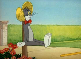 Screenshots from the 1949 MGM cartoon Hatch Up Your Troubles