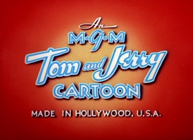 Screenshots from the 1949 MGM cartoon Heavenly Puss