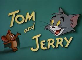 Screenshots from the 1949 MGM cartoon The Cat and the Mermouse
