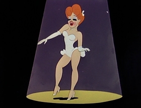 Screenshots from the 1949 MGM cartoon Little Rural Riding Hood