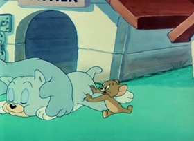 Screenshots from the 1949 MGM cartoon Love That Pup