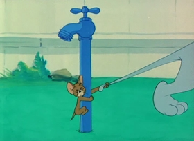 Screenshots from the 1949 MGM cartoon Love That Pup