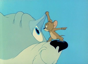 Screenshots from the 1949 MGM cartoon Love That Pup