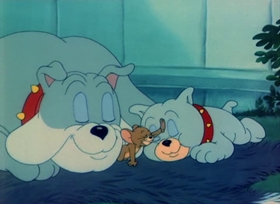 Screenshots from the 1949 MGM cartoon Love That Pup