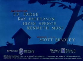 Screenshots from the 1949 MGM cartoon Love That Pup