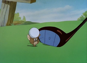 Screenshots from the 1949 MGM cartoon Jerry