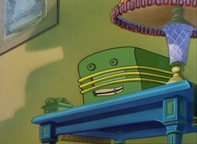 Screenshots from the 1949 MGM cartoon Jerry