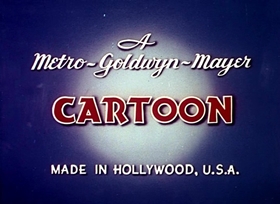 Screenshots from the 1949 MGM cartoon Out-Foxed