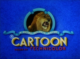 Screenshots from the 1949 MGM cartoon Tennis Chumps
