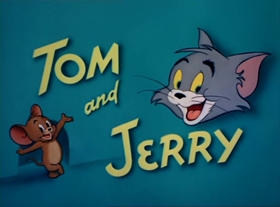 Screenshots from the 1949 MGM cartoon Tennis Chumps